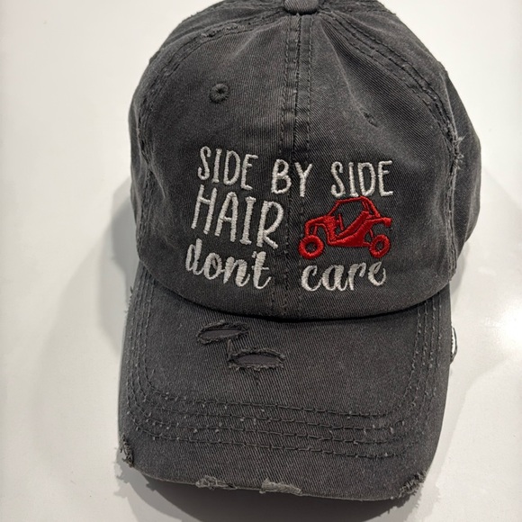 KBETHOS Accessories - Women’s The Original KBETHOS Ponytail Cap Distressed Baseball Cap
